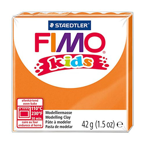 STAEDTLER Fimo Kids Oven-Bake Modeling Clay, 1.5 oz, Orange