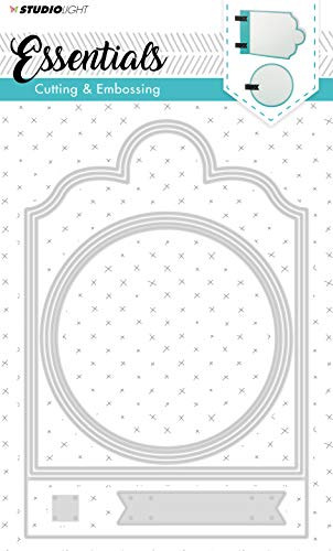 Studio Light b.v. Embossing Die Cut Stencil Essentials Nr. 165, 26.5 x 16 cm, Clear