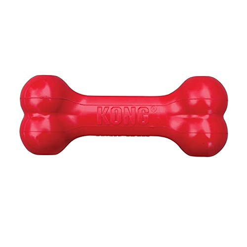 KONG - Goodie Bone - Durable Rubber Chew Bone, Treat Dispensing Dog Toy - For Medium Dogs KONG - Goodie Bone - Durable Rubber Chew Bone, Treat Dispensing Dog Toy - For Medium Dogs