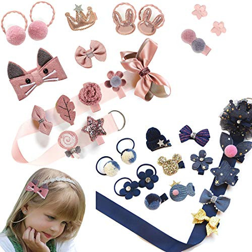 Linjce Baby Girls Hair Clips Cute Hair Bows Elastic Hair Ties Hair Accessories Ponytail Holder Hairpins Set 36Pcs for Toddler Girls Teens Babies,Pink Linjce Baby Girls Hair Clips Cute Hair Bows Elastic Hair Ties Hair Accessories Ponytail Holder Hairpins Set 36Pcs for Toddler Girls Teens Babies,Pink