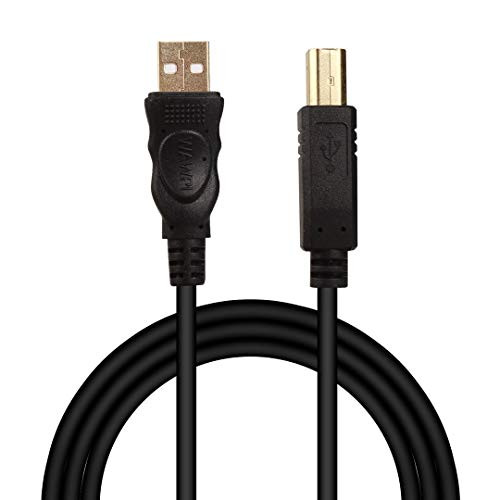 WAWPI USB 2.0 Cable - A-Male to B-Male -Printer / Scanner 10 Feet (3 Meters)