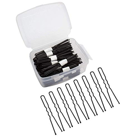 Velscrun 300 Pack U Shaped Hair Pins Bun Hair Pins Metal Bobby Pins Hair Clips for Hair Decoration (Black) Velscrun 300 Pack U Shaped Hair Pins Bun Hair Pins Metal Bobby Pins Hair Clips for Hair Decoration (Black)