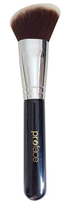 Mypreface Synthetic Blush and Bronzer Brush - Angled Kabuki Makeup Brush: Premium Foundation Brush Perfect for Face Contouring and Highlighting with Creams and Powders (Black) Mypreface Synthetic Blush and Bronzer Brush - Angled Kabuki Makeup Brush: Premium Foundation Brush Perfect for Face Contouring and Highlighting with Creams and Powders (Black)