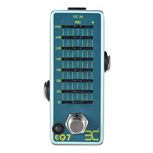 ammoon ENO EX EQ7 Guitar Equalizer Effect Pedal 7-Band EQ Full Metal Shell True Bypass