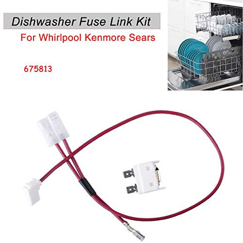675813 Dishwasher Thermal Fuse Replacement for Whirlpool Kenmore Dishwasher Door Switch - Replace PS382828 AP3115186 3375557 3376359