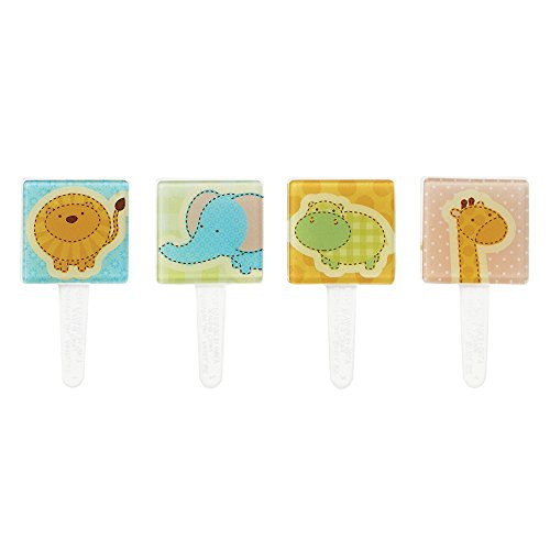 DECOPAC Safari Animal Babies DecoPic Cupcake Picks (12 Count)