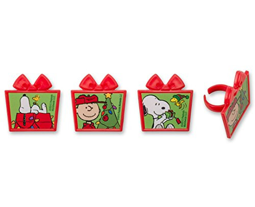 DECOPAC Peanuts Cupcake Rings (12 Count)