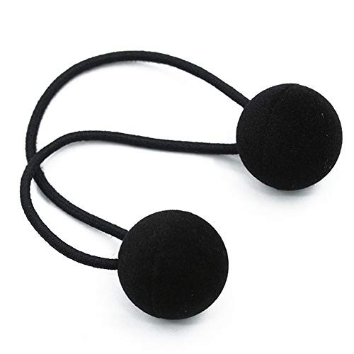 DAWEIF Elastic Hair Ties Cute Velvet Heart/Star/Ball Hair Rope Hair Band Women Girls Ponytail Holder Hair Accessories