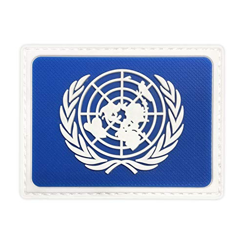 Morton Home UN United Nations U.N. Badge PVC Tactical Army Patch (Blue)