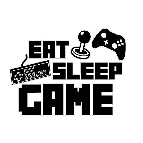 Lovfa 3D Eat Game Sleep Wall Decor DIY Wall Sticker Decal Removable Home Decoration Art Mural Wallpaper