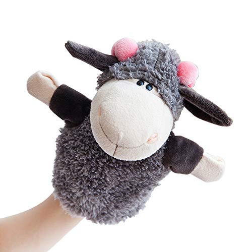 Hand Puppets Jungle Animal Friends with Working Mouth for Imaginative Play, Storytelling, Teaching, Preschool & Role-Play(Sheep)