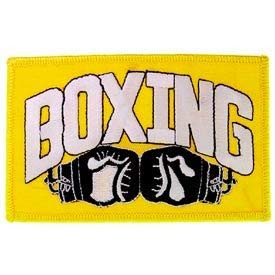 Boxing - Novelty Embroidered Patches, Premium Quality Iron On Patch - 4.5"