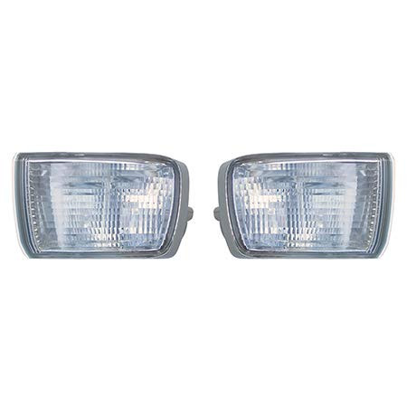 For 2003-2005 Toyota 4RUNNER Pair Signal Lights Driver and Passenger Side Unit w/running lamp TO2532113 TO2533113 - replaces 81521-35391 81511-35401