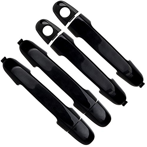 SCITOO Door Handles Exterior Front Rear Left Right Side fits for Hyundai Elantra 2006-2010(4pcs)