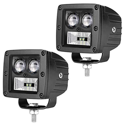 LED Cubes, DJI 4X4 2PCS 64W 3 Inch LED Pods Off Road Driving Lights Spot Flood Combo CREE Light Bar Square LED Work Light LED Fog Lights for Truck Jeep ATV UTV SUV Boat SUV LED Cubes, DJI 4X4 2PCS 64W 3 Inch LED Pods Off Road Driving Lights Spot Flood Combo CREE Light Bar Square LED Work Light LED Fog Lights for Truck Jeep ATV UTV SUV Boat SUV