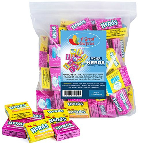 Nerds Candy - Wonka Nerds - Bulk Candy - 3 LB Nerds Candy - Wonka Nerds - Bulk Candy - 3 LB