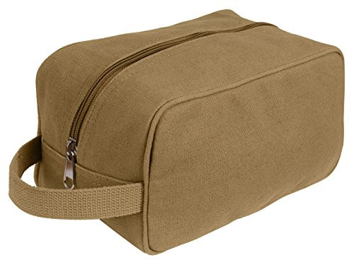 Rothco Canvas Travel Kit, Coyote Brown