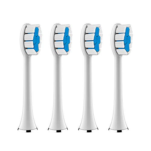 HIEIE Electric Toothbrush Replacement Brush Heads Refill, 4 Count White