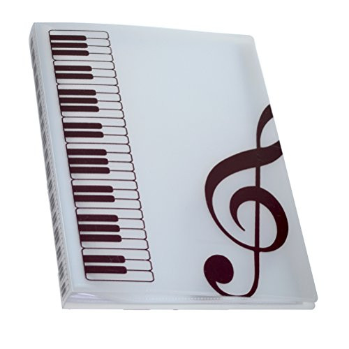 Music Themed Folder Music folder storage Holder,A4 Size Folder,40 Pockets,Treble Clef Folder (Lucency) Music Themed Folder Music folder storage Holder,A4 Size Folder,40 Pockets,Treble Clef Folder (Lucency)