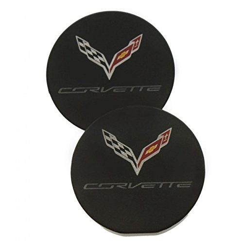 C7 Corvette Cup Holder Coaster Inserts - Set of 2