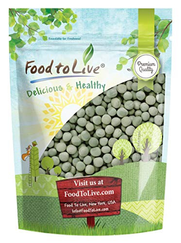 Green Peas Whole, 2.5 Pounds - Green Vatana, Kosher