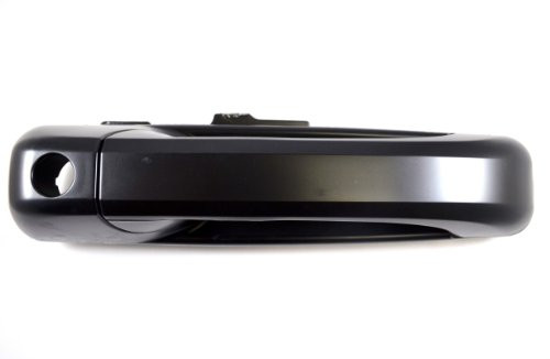 PT Auto Warehouse CH-3815P-FR - Outside Exterior Outer Door Handle, Primed Black - with Keyhole, Passenger Side Front