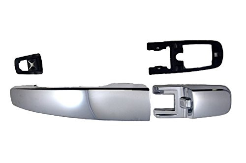 PT Auto Warehouse FO-3346M-RLK - Outside Exterior Outer Door Handle, Chrome - Driver Side Rear