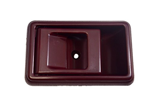 PT Auto Warehouse TO-2501L-RLH - Inside Interior Inner Door Handle, Red - Driver Side Rear