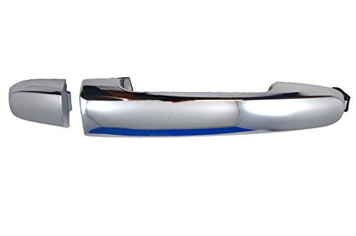 PT Auto Warehouse TO-3180M-RER - Outside Exterior Outer Door Handle, Chrome - Rear (Left = Right)