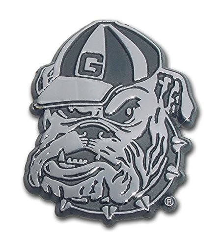 University of Georgia Chrome Auto Emblem (Bulldog)