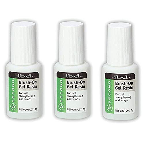 IBD Ibd 5 Second Brush-on Gel Resin - Net Wt. 0.20 oz (Pack of 3)