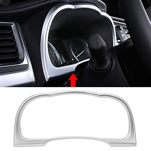 Cobella ABS Chrome Dashboard Frame Trim Panel Frame Decor Covers Trim for Toyota Highlander 2014 2015 2016 2017 2018 2019, 1 Pcs