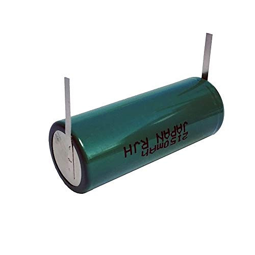 FDK OEM NiMH Replacement Battery Compatible with Braun Oral-b Triumph Professional Care Toothbrush with Narrow Tabs, (42L x 17D mm, 2150 mAh)