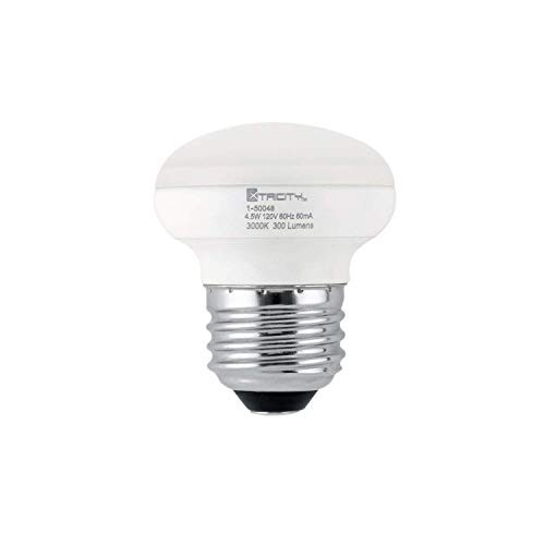 R14 Led Light Bulb, 4.5W (40W Equivalent), Dimmable, 300 Lumens, 3000k Soft White, E26 Medium Base, RoHS Compliant (1 Pack)