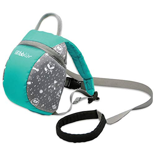 bblüv - Päk - Toddler Backpack with Adjustable Safety Reins and Harness (Aqua)