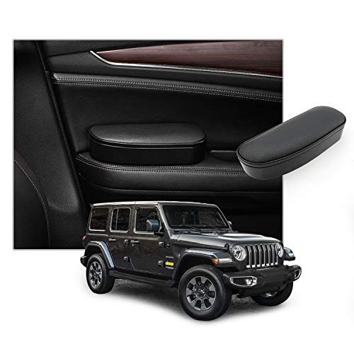 CDEFG Car Door Elbow Rest Side Door Arm Rest Storage Case for 2018 2019 2020 Wrangler JL/ 2020 Gladiator/ 2014-2019 Grand Cherokee, Adjustable Height Arm Rest Comfort