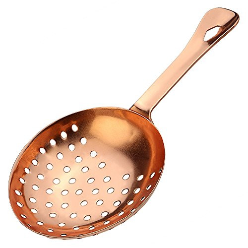 Copper Julep Bar Strainer Cocktail Strainer 18/8 Stainless Steel