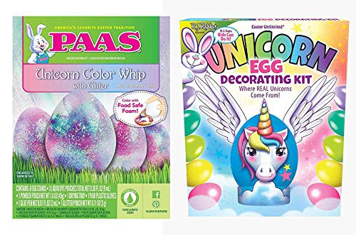 RazzleDazzleCelebrations Unicorn Easter Egg Decorating Kits - Easter Egg dye Variety Packs - 2 Pack (Unicorn) RazzleDazzleCelebrations Unicorn Easter Egg Decorating Kits - Easter Egg dye Variety Packs - 2 Pack (Unicorn)
