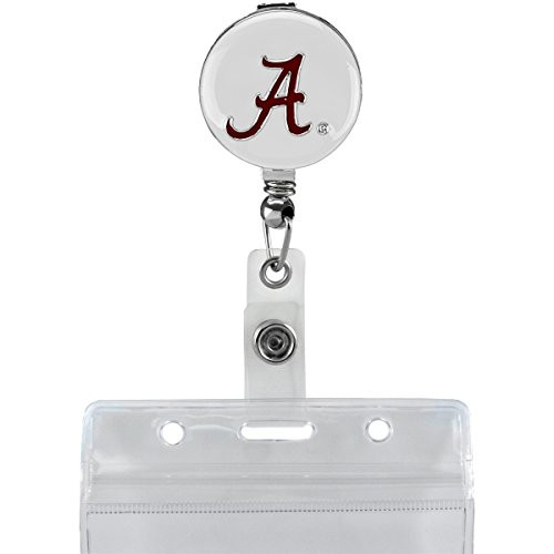 SANDOL University Alabama (White Background) Retractable Badge Reel