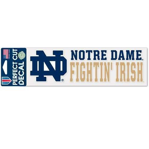 Wincraft Notre Dame Fighting Irish Perfect Cut Decal - 3" x 10"