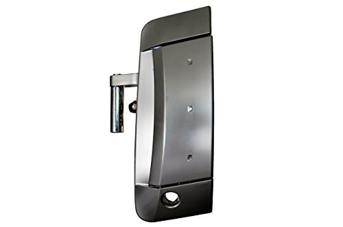 PT Auto Warehouse NI-3351R-FL - Exterior Outer Outside Door Handle, Satin Chrome (Silver) - Driver Side Front