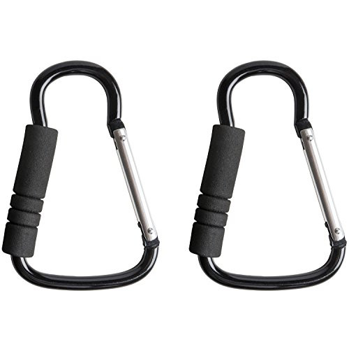 Stroller Hooks, KidLuf Stroller Hooks Multi Purpose Hooks, Hanger for Baby Diaper Bags, Groceries, Clothing Great Accessory for Mommy When Jogging, Walking or Shopping (2 Pack) New Design Stroller Hooks, KidLuf Stroller Hooks Multi Purpose Hooks, Hanger for Baby Diaper Bags, Groceries, Clothing Great Accessory for Mommy When Jogging, Walking or Shopping (2 Pack) New Design