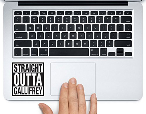 Straight Outta Gallifrey Doctor Who Printed Trackpad Clear Vinyl Decal Sticker Compatible with Apple MacBook Pro Air 11" 12" 13" 15" All Years Laptop Trackpad Keyboard (13 Macbook Air) Straight Outta Gallifrey Doctor Who Printed Trackpad Clear Vinyl Decal Sticker Compatible with Apple MacBook Pro Air 11" 12" 13" 15" All Years Laptop Trackpad Keyboard (13 Macbook Air)