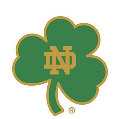 Wincraft Notre Dame Fighting Irish Shamrock 4"x4" Die Cut Decal - Green
