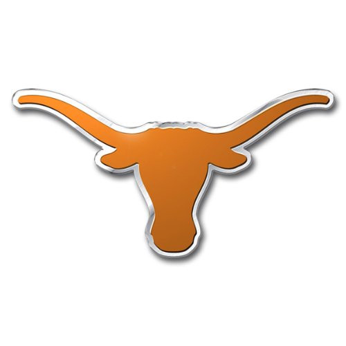 Patch Collection University of Texas Longhorns Team Logo Colored Aluminum Car Auto Emblem