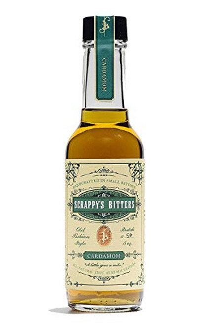 Scrappy's Bitters - Cardamom, 5 ounces - Organic Ingredients, Finest Herbs and Zests, No Extracts, Artificial Flavors, Chemicals or Dyes. Made in the USA Scrappy's Bitters - Cardamom, 5 ounces - Organic Ingredients, Finest Herbs and Zests, No Extracts, Artificial Flavors, Chemicals or Dyes. Made in the USA