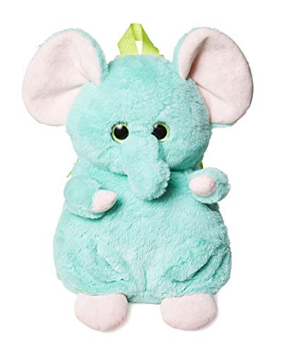Plush Backpack - Animal Backpack for Toddlers, Kids - 14" Elephant Backpack