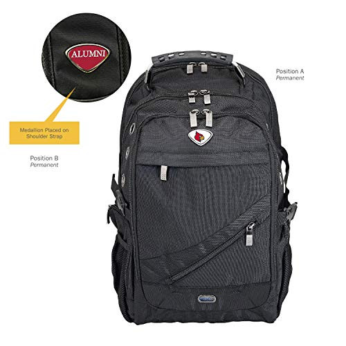 AdSpec NCAA Louisville Cardinals Collegiate Executive BackpackCollegiate Executive Backpack, Black, One Size