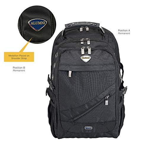 AdSpec NCAA West Virginia Mountaineers Collegiate Executive BackpackCollegiate Executive Backpack, Black, One Size