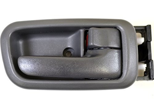 PT Auto Warehouse TO-2950F-FRS - Inside Interior Inner Door Handle/Trim, Dark Gray - Regular/Extended Cabs, Passenger Side Front